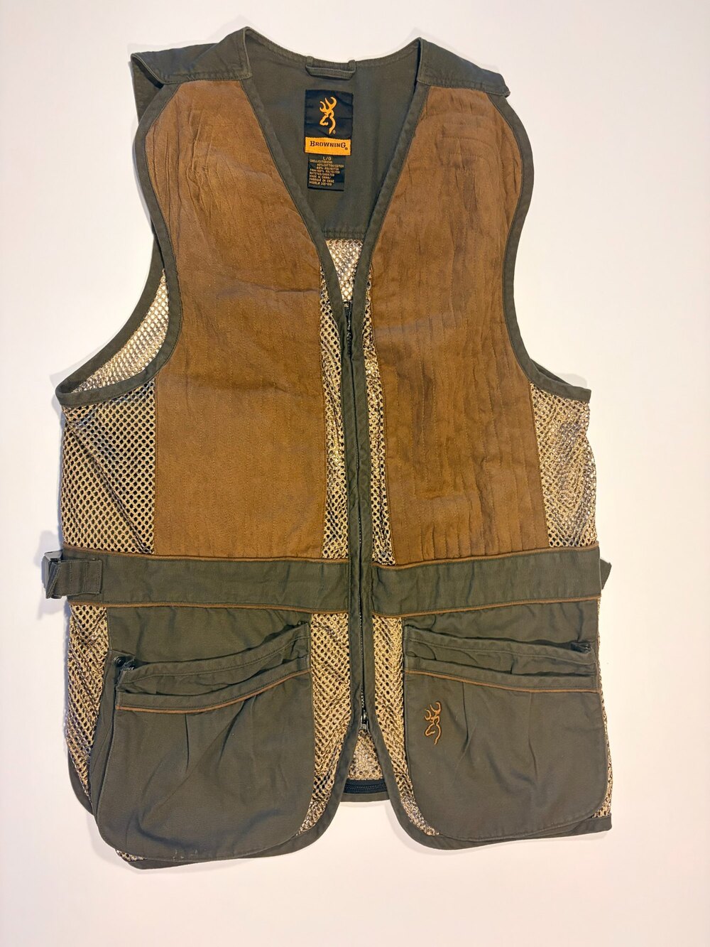 Browning Reaktar Hunting Vest Mesh Brown Green L